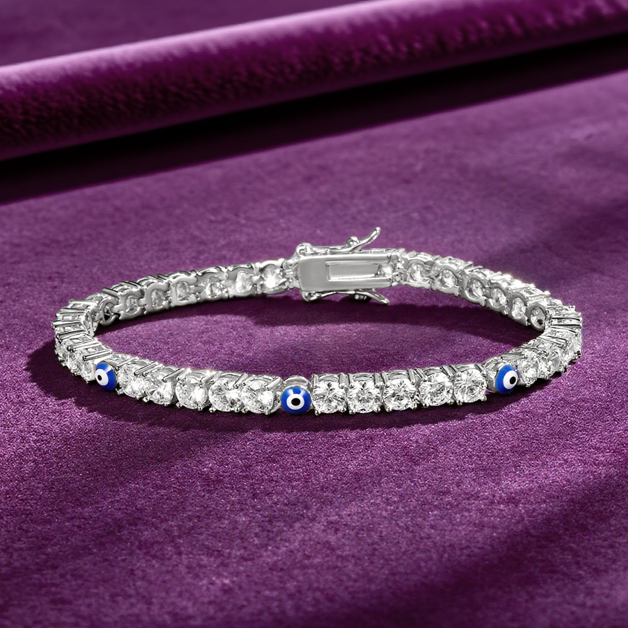Stylish Tennis Bracelet: Light Luxury Charm, Everyday Shine