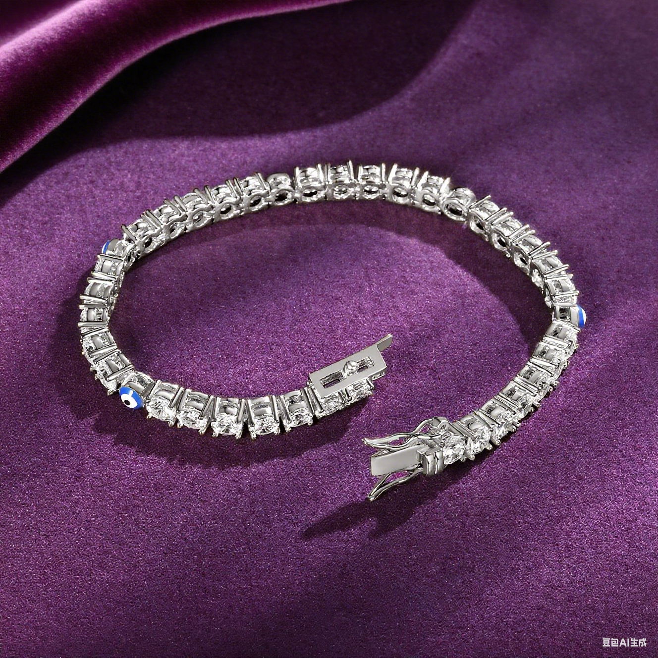 Stylish Tennis Bracelet: Light Luxury Charm, Everyday Shine