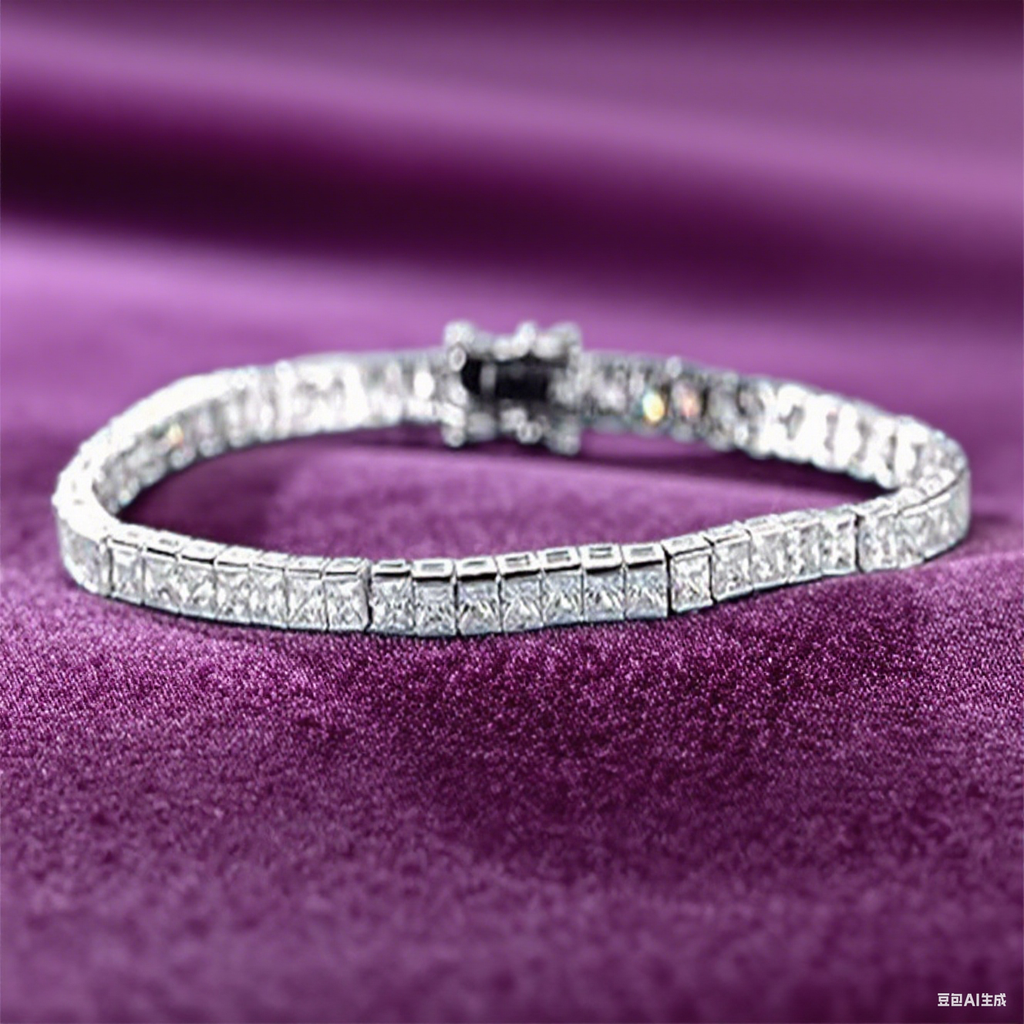 Stylish Tennis Bracelet: Light Luxury Charm, Everyday Shine