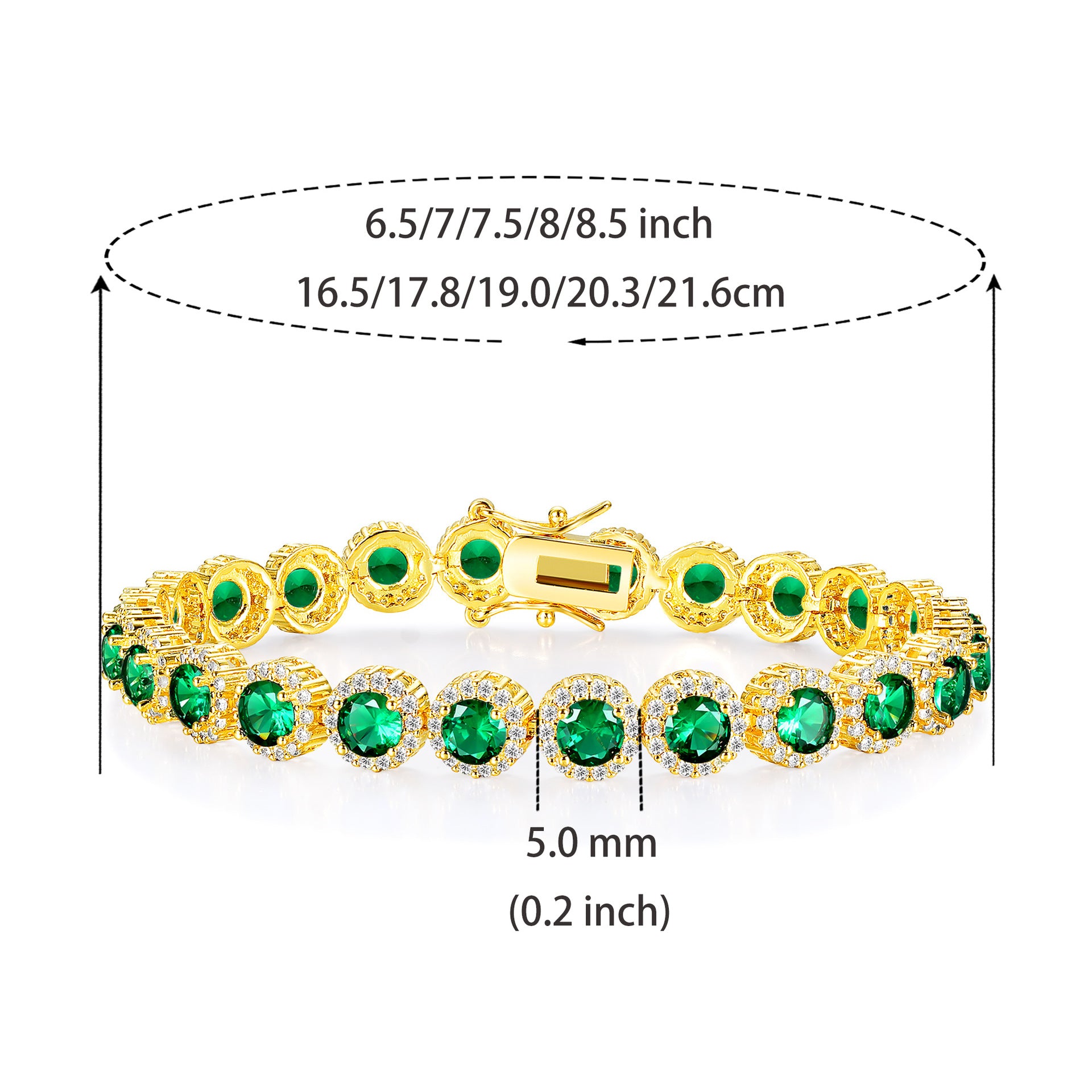 Stylish Tennis Bracelet: Light Luxury Charm, Everyday Shine