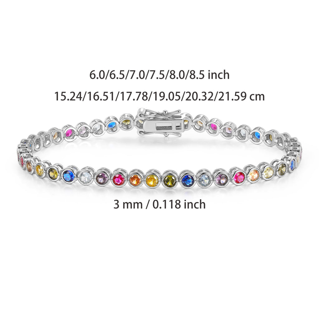 Stylish Tennis Bracelet: Light Luxury Charm, Everyday Shine