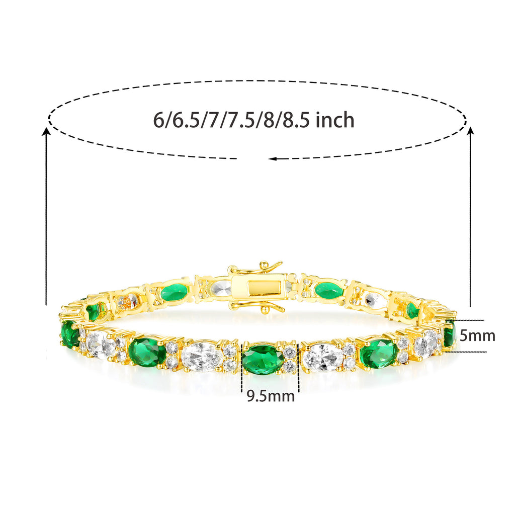 Stylish Tennis Bracelet: Light Luxury Charm, Everyday Shine
