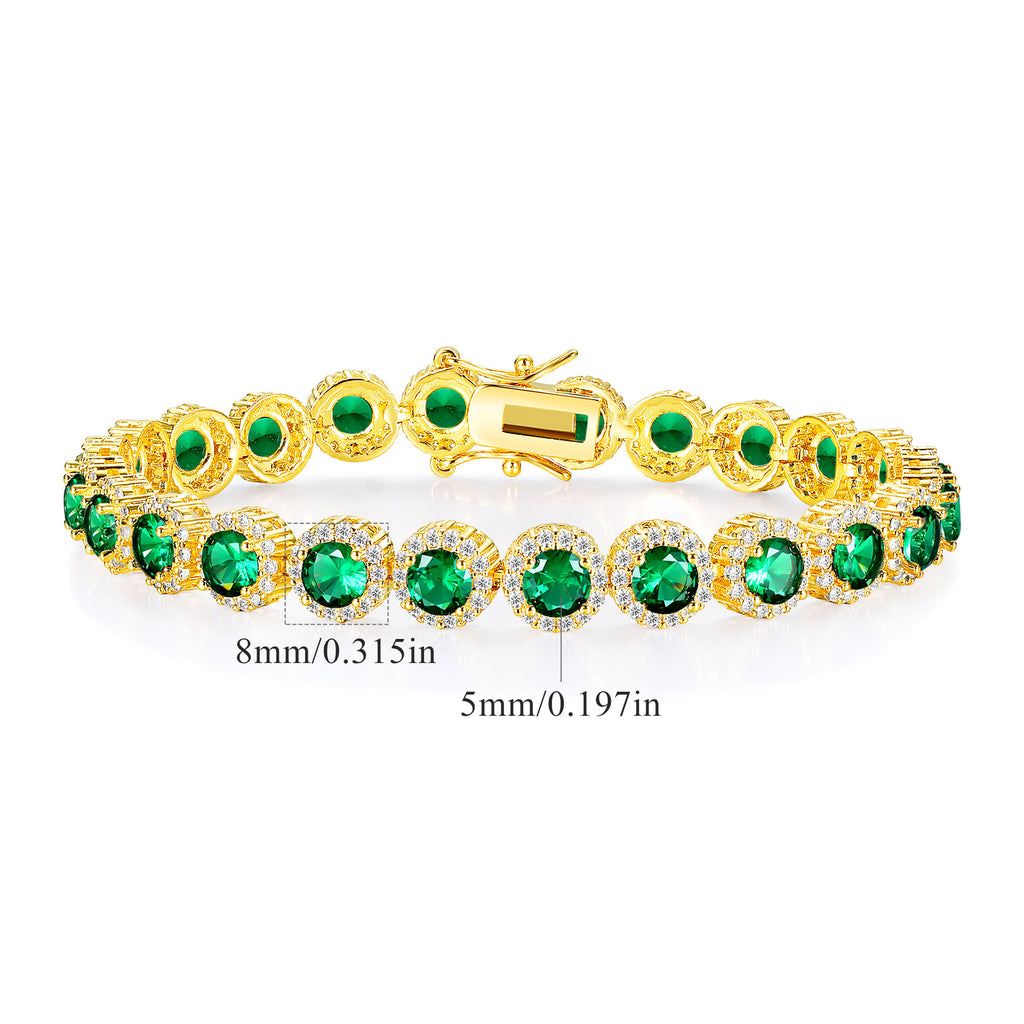 Stylish Tennis Bracelet: Light Luxury Charm, Everyday Shine