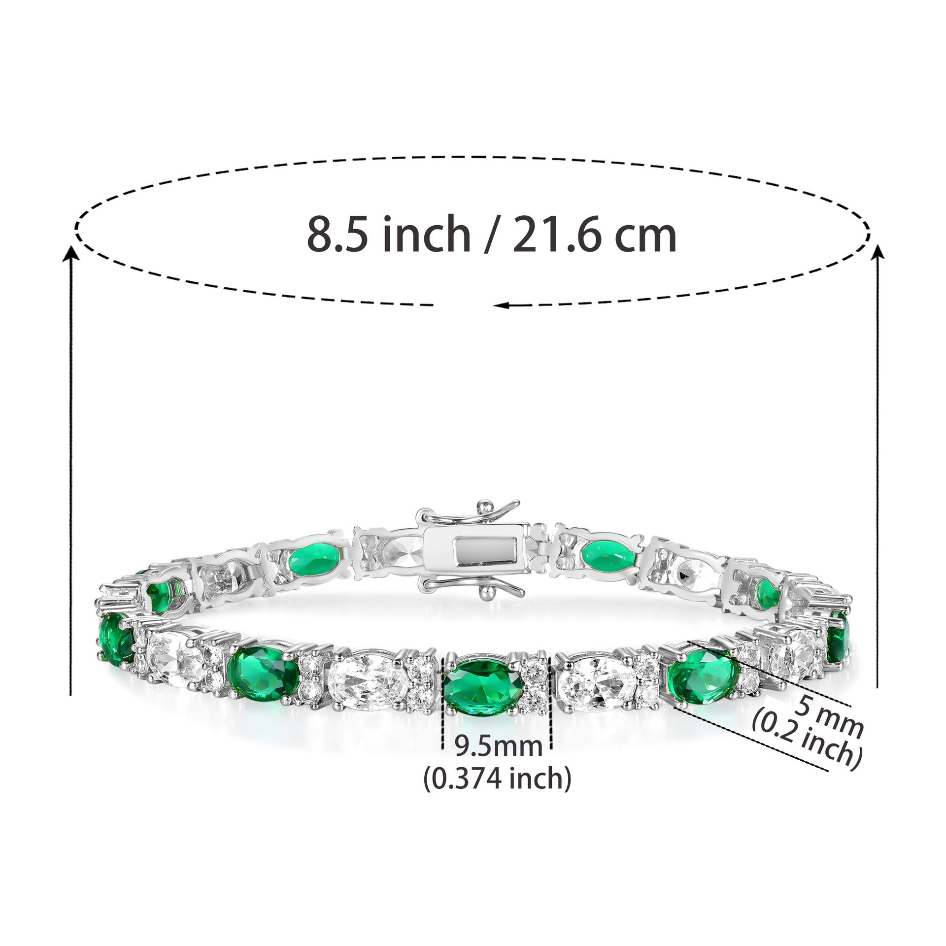 Stylish Tennis Bracelet: Light Luxury Charm, Everyday Shine