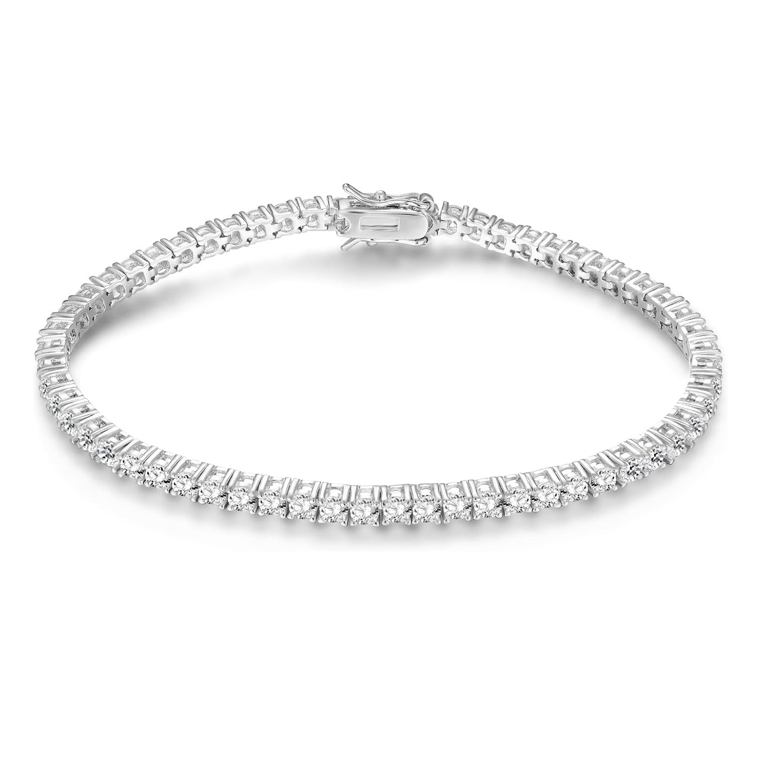 Stylish Tennis Bracelet: Light Luxury Charm, Everyday Shine