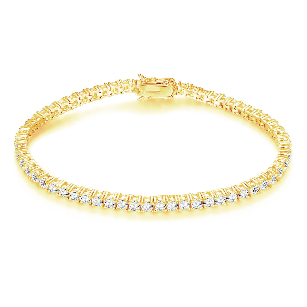 Stylish Tennis Bracelet: Light Luxury Charm, Everyday Shine