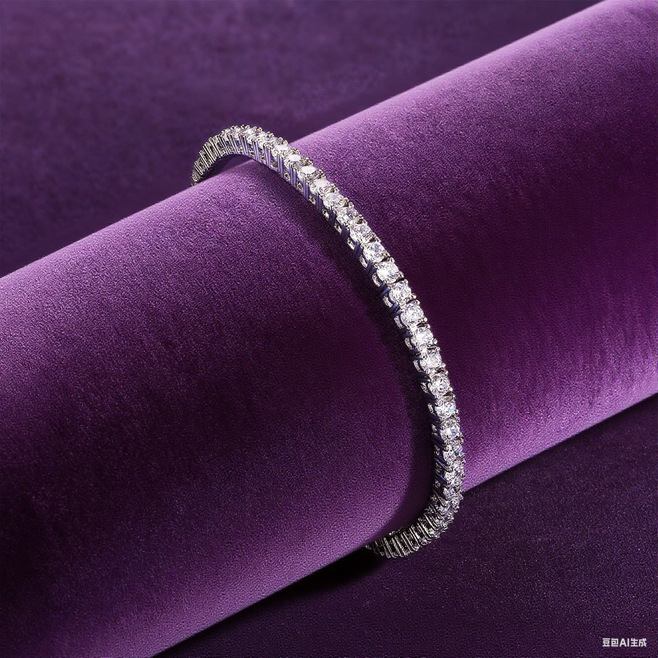 Stylish Tennis Bracelet: Light Luxury Charm, Everyday Shine