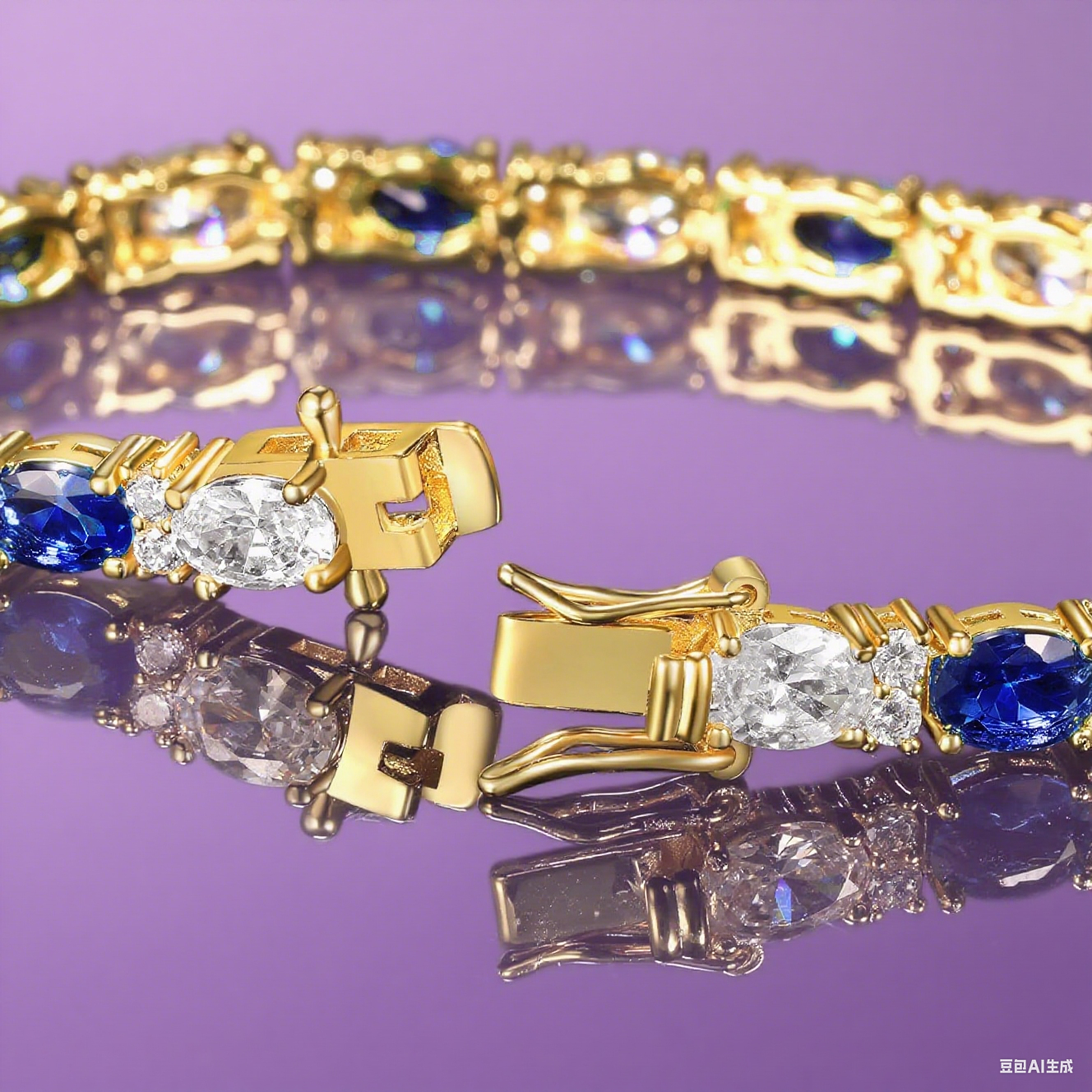 Stylish Tennis Bracelet: Light Luxury Charm, Everyday Shine