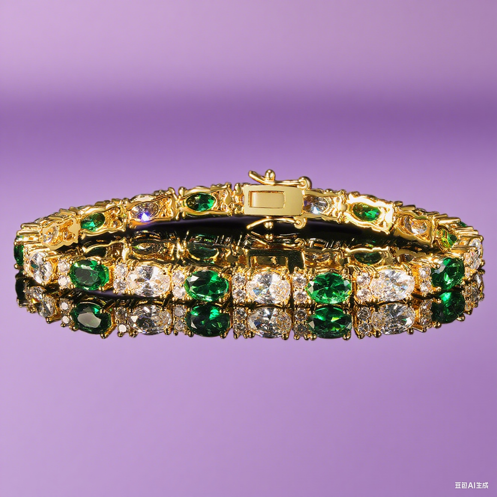 Stylish Tennis Bracelet: Light Luxury Charm, Everyday Shine