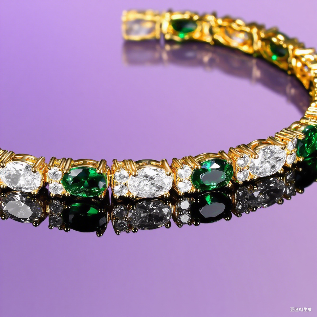 Stylish Tennis Bracelet: Light Luxury Charm, Everyday Shine