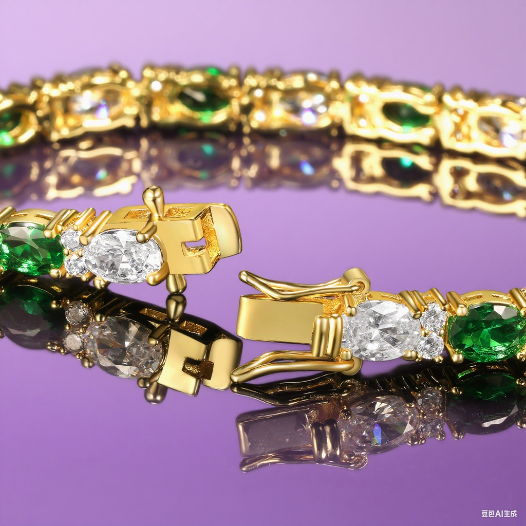 Stylish Tennis Bracelet: Light Luxury Charm, Everyday Shine