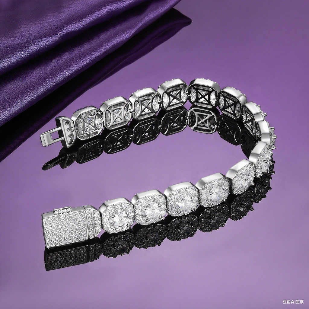 Stylish Tennis Bracelet: Light Luxury Charm, Everyday Shine