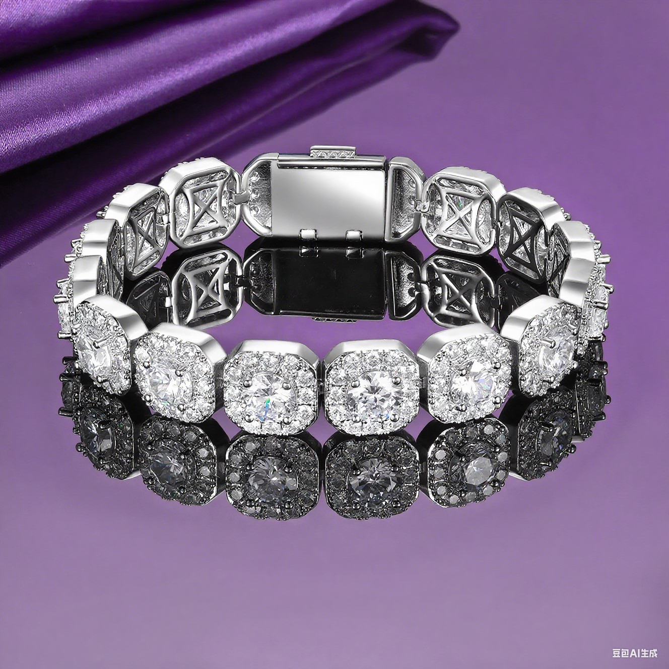 Stylish Tennis Bracelet: Light Luxury Charm, Everyday Shine