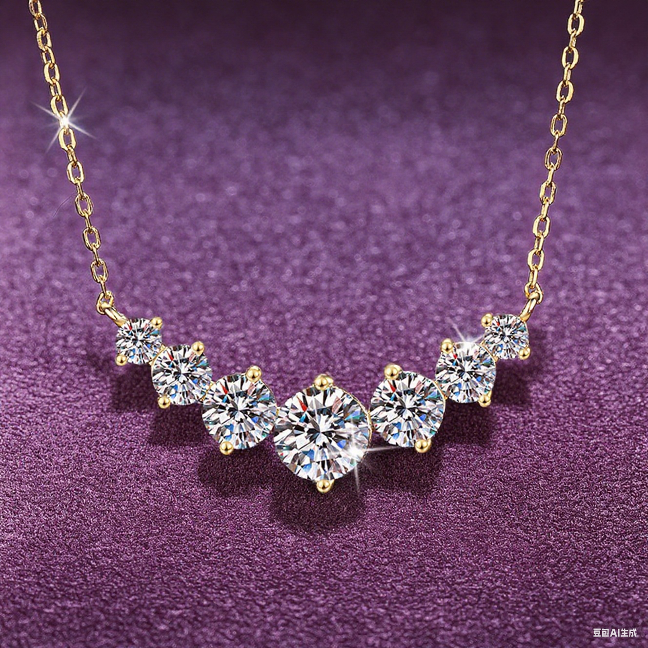 Everyday Glow Pure Silver Moissanite Pendant