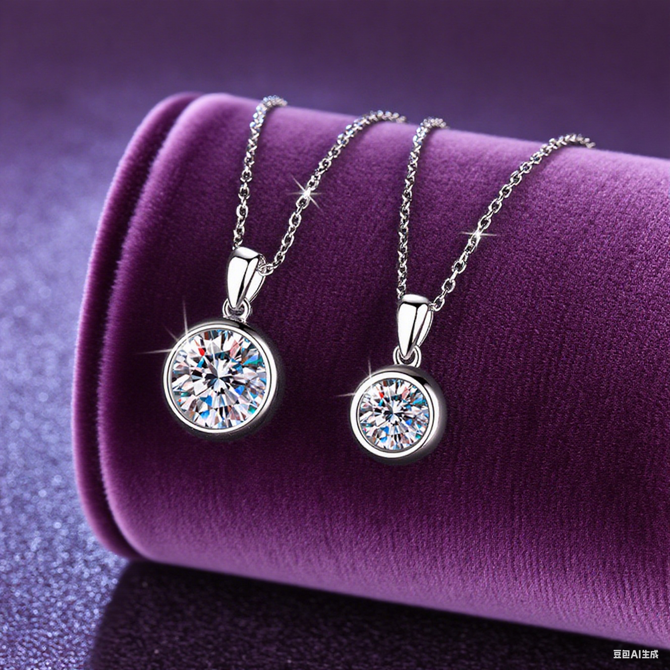 Everyday Glow Pure Silver Moissanite Pendant