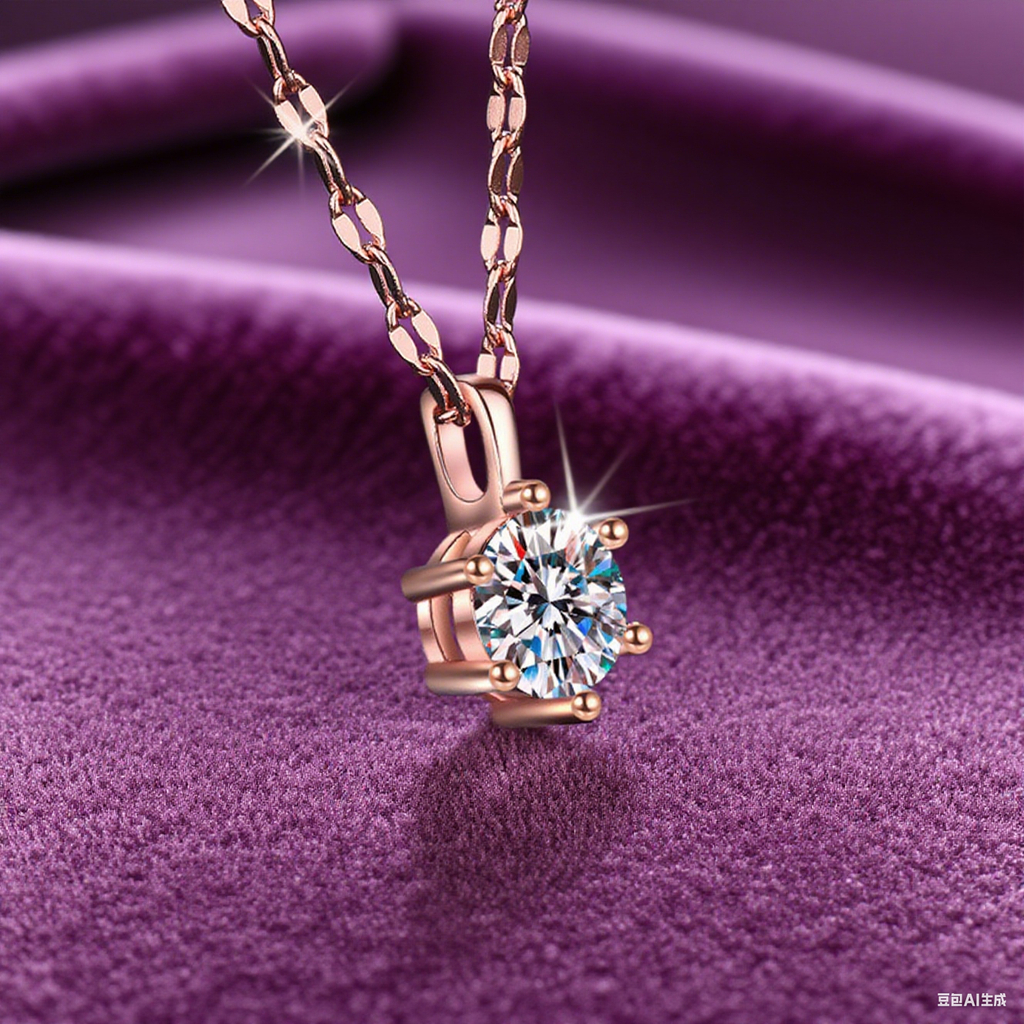 Everyday Glow Pure Silver Moissanite Pendant