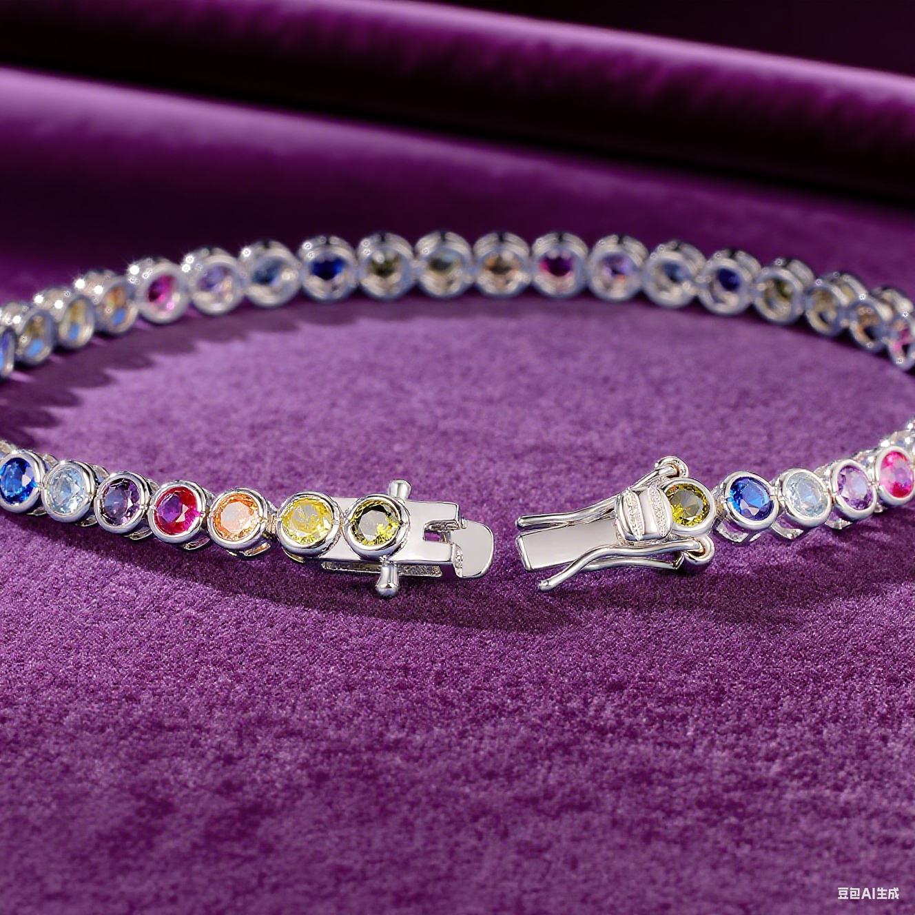 Stylish Tennis Bracelet: Light Luxury Charm, Everyday Shine