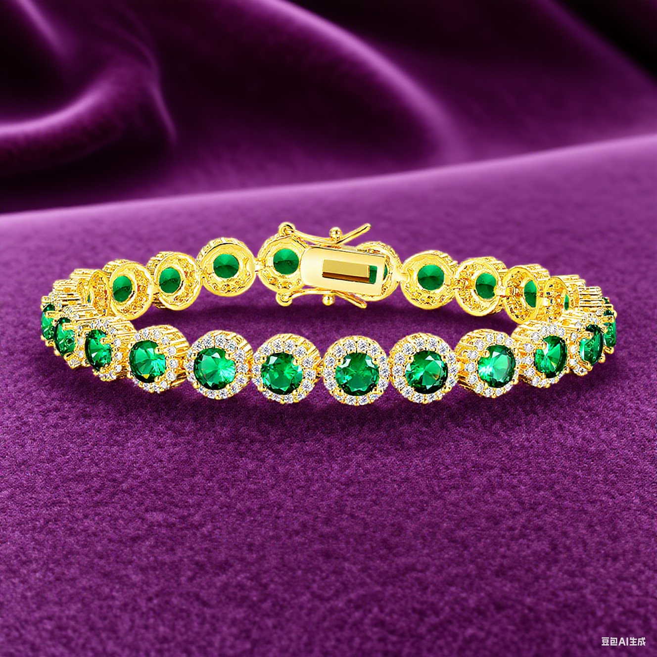Stylish Tennis Bracelet: Light Luxury Charm, Everyday Shine