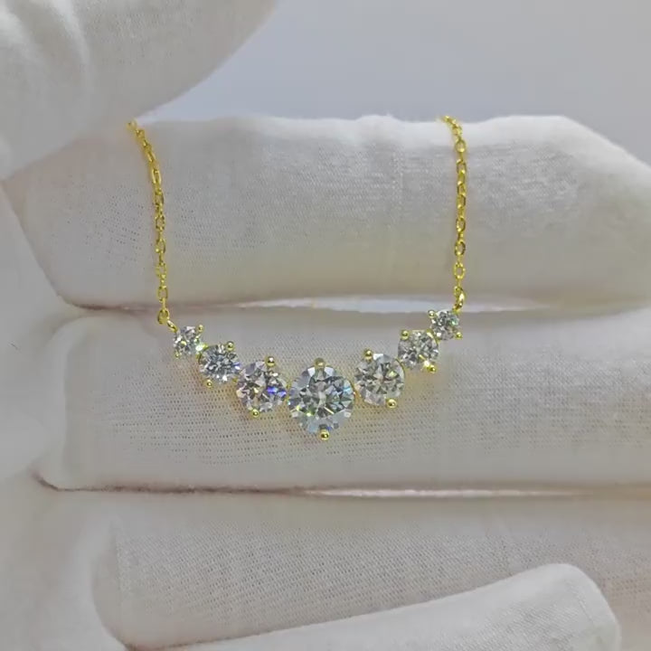 Everyday Glow Pure Silver Moissanite Pendant