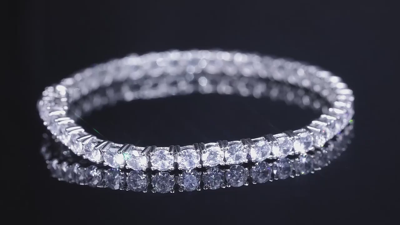 Stylish Tennis Bracelet: Light Luxury Charm, Everyday Shine