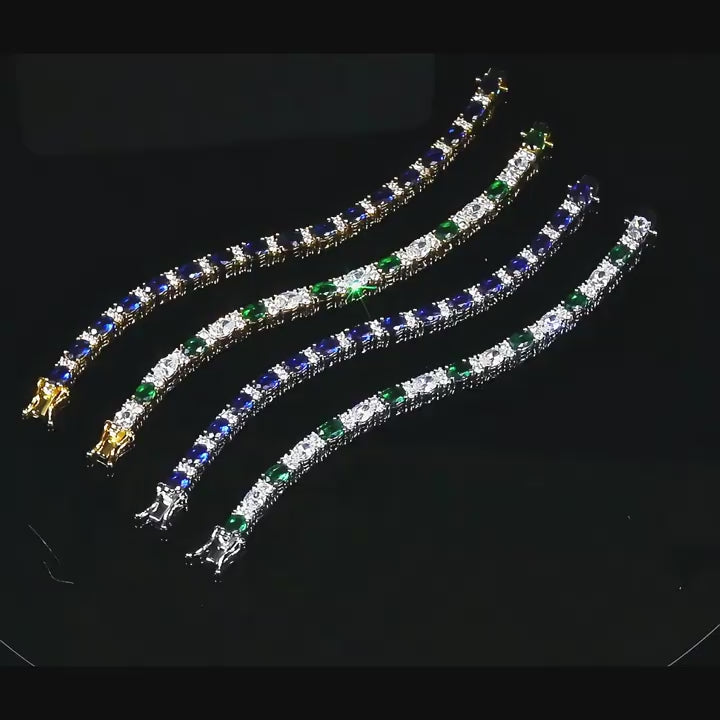 Stylish Tennis Bracelet: Light Luxury Charm, Everyday Shine